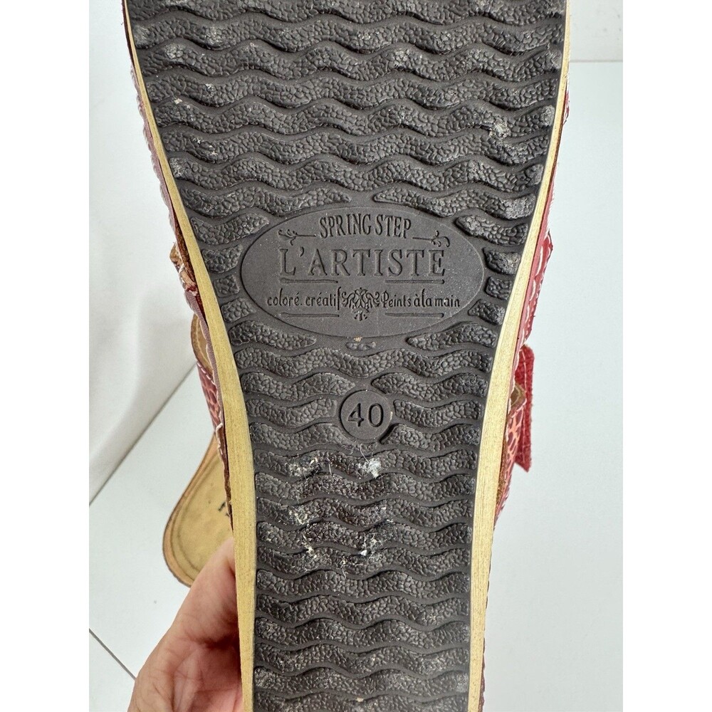 L'Artiste Spring Step Women's EUR 40 US 9  Comfort Pixie Boho Slip On Adjustable - Picture 8 of 8